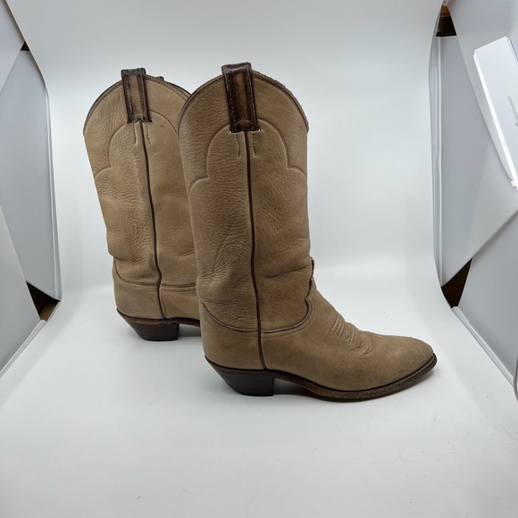 Vintage Woman's Justin Buckskin Cowboy Boots 7 1/2M - Picture 5 of 16